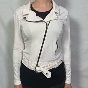 Kill City by Lip Service Moto Jacket (Off White)